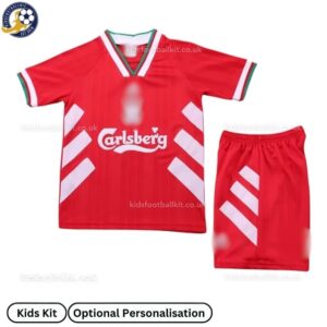 Retro Lvr^_^pooI Home Kids Football Kit 199395 (No Socks)-frontview